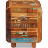 Nirvana  Reclaimed  Solid Wood Bedside Table    27